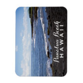 Hawaii Punalu'u Black Sand Beaches Magneet (Verticaal)