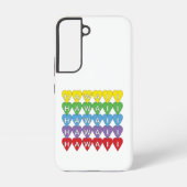 Hawaii Rainbow Hearts Samsung Galaxy Hoesje (Achterkant)
