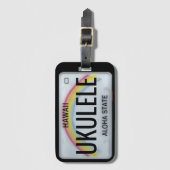 Hawaii Rainbow Licence Bord  Luggage Bagagelabel (Voorkant (verticaal))