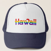 Hawaii Rainbow-tekstPet Trucker Pet (Voorkant)