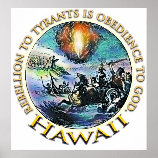 Hawaii Rebellion naar Tyrants Poster (Voorkant)