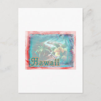 Hawaii Red Floral Briefkaart