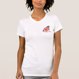 Hawaii Red Hibiscus Flowers T-shirt