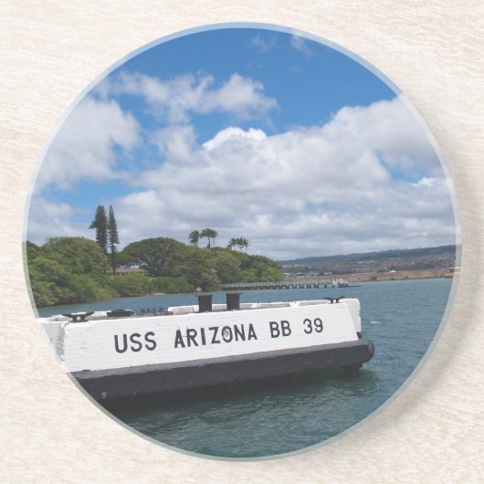 Hawaii reeks-USS Arizona Memorial Onderzetter (Voorkant)
