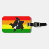 Hawaii Reggae Turtle Bagagelabel (Voorkant horizontaal)