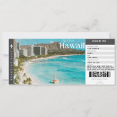 Hawaii Reis Instapass Reis Vakantie Ticket Kaart (Voorkant)
