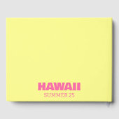 Hawaii reis salontafelboek gastenboek (Achterkant)