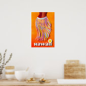 Hawaii Reisposter Poster (Keuken)