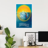 Hawaii Reisposter Surf Art Hawaiaanse Print (Thuiskantoor)