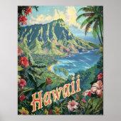 Hawaii Reizen Poster Art Print Poster (Voorkant)