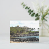 Hawaii-resort aan het strand briefkaart (Staand voorkant)
