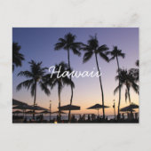Hawaii resort sunset briefkaart (Voorkant)