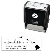Hawaii retouradres stempel zelf-inkt (In situ)