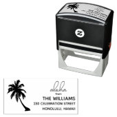 Hawaii retouradresstempel zelfinktende stempel (In situ)