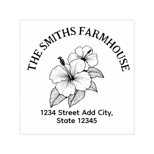 Hawaii retouradresstempel  zelfinktende stempel (Design)