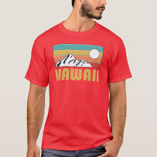 Hawaii Retro Vintage Hawaii Mountain Souvenir Gift T-shirt