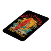 Hawaii roept Maui surfen eiland vibes Magneet (Linkerzijde)