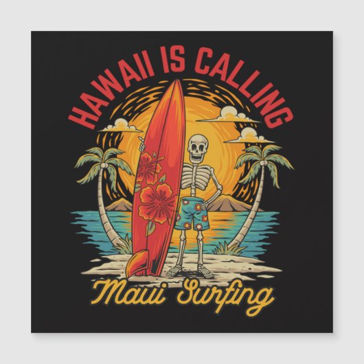 Hawaii roept Maui surfen eiland vibes op (Voorkant)