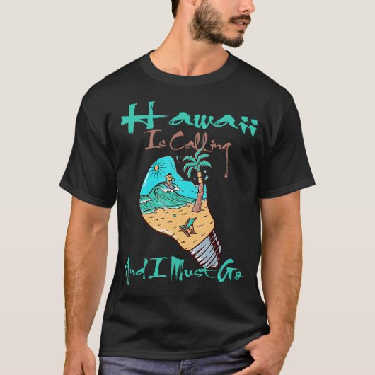 Hawaii roept op en ik moet stijl nieuw maken t-shirt (Voorkant)