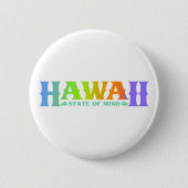 Hawaii Ronde Button 5,7 Cm (Voorkant)