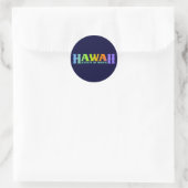 Hawaii Ronde Sticker (Tas)