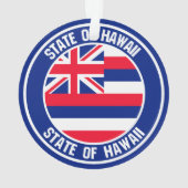 Hawaii Round Emblem Ornament (achterkant)