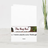 Hawaii Roze Cyclamen Bloemen, Verjaardag Kaart (Achterkant)