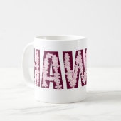 Hawaii roze lei bloem koffie mok (Voorkant links)