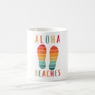 Hawaii Sandles Aloha Beaches Koffiemok