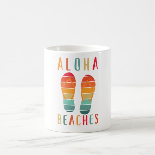 Hawaii Sandles Aloha Beaches Koffiemok (Center)