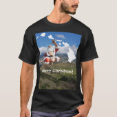 Hawaii Santa Claus en Hawaiian Islands T-shirt (Voorkant)