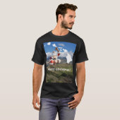Hawaii Santa Claus en Hawaiian Islands T-shirt (Voorkant volledig)