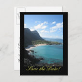 Hawaii Save the Date Briefkaart (Voorkant / Achterkant)