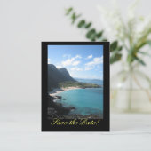 Hawaii Save the Date Briefkaart (Staand voorkant)