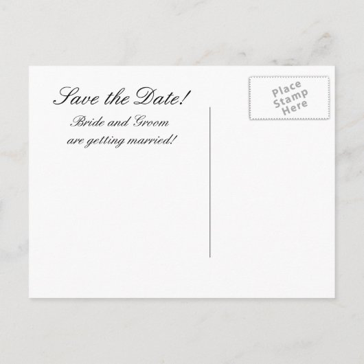 Hawaii Save the Date Wedding Briefkaart (Achterkant)
