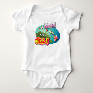 Hawaii Says Aloha Romper