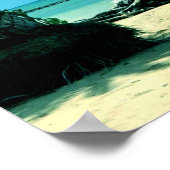 Hawaii Schilderachtig Tropisch strand Poster (Hoek)