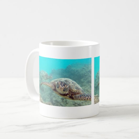 Hawaii Schildpadden - Honu Koffiemok (Voorkant links)