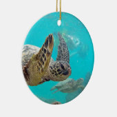 Hawaii Schildpadden Keramisch Ornament (Rechts)