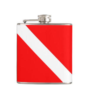 Hawaii Scuba Dive Flag Heupfles
