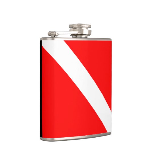 Hawaii Scuba Dive Flag Heupfles (Rechts)