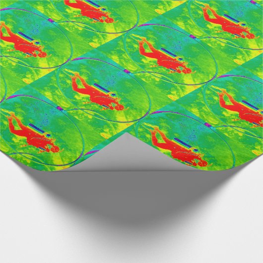 Hawaii Scuba Diver Cadeaupapier (Hoek)