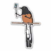 Hawaii Shama Bird Selfie  Sticker (Voorkant)