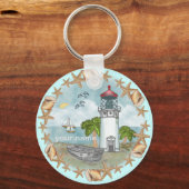 Hawaii Shells Lighthouse sleutelhanger (Voorkant)