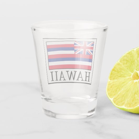 Hawaii Shot Glas (Achterkant)