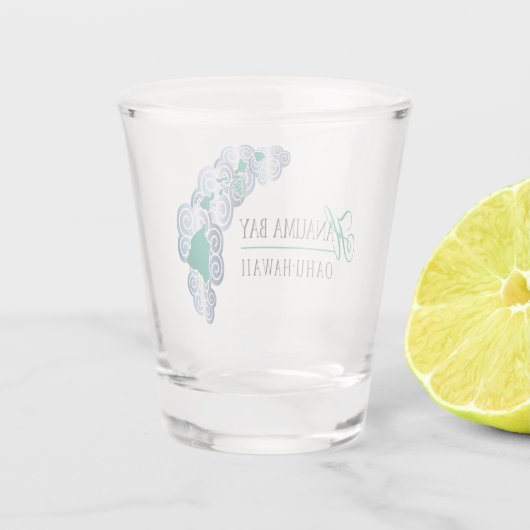 Hawaii Shot glass Shot Glas (Achterkant)