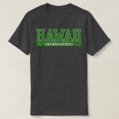 Hawaii Snowboarding T-shirt (Design voorkant)