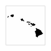 Hawaii Solid Rubber Art Stamp Rubberstempel (Afrduk)
