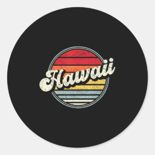 Hawaii Sport Design Hawaiian Islands Hi T Ronde Sticker