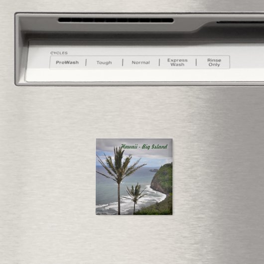 Hawaii Square Magnet (Insitu (Vaatwasser))
